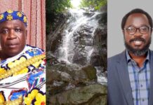 Nana Ofori Ahenkan II appeals for the development of Boinzan Waterfalls